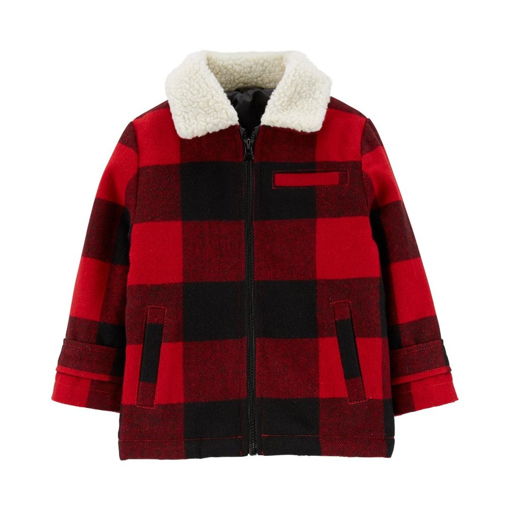 Carter's Wool-Like Buffalo Plaid Jacket